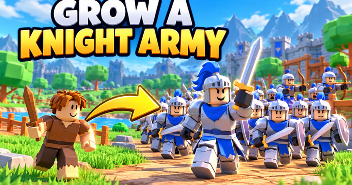 Grow a Knight Army key art